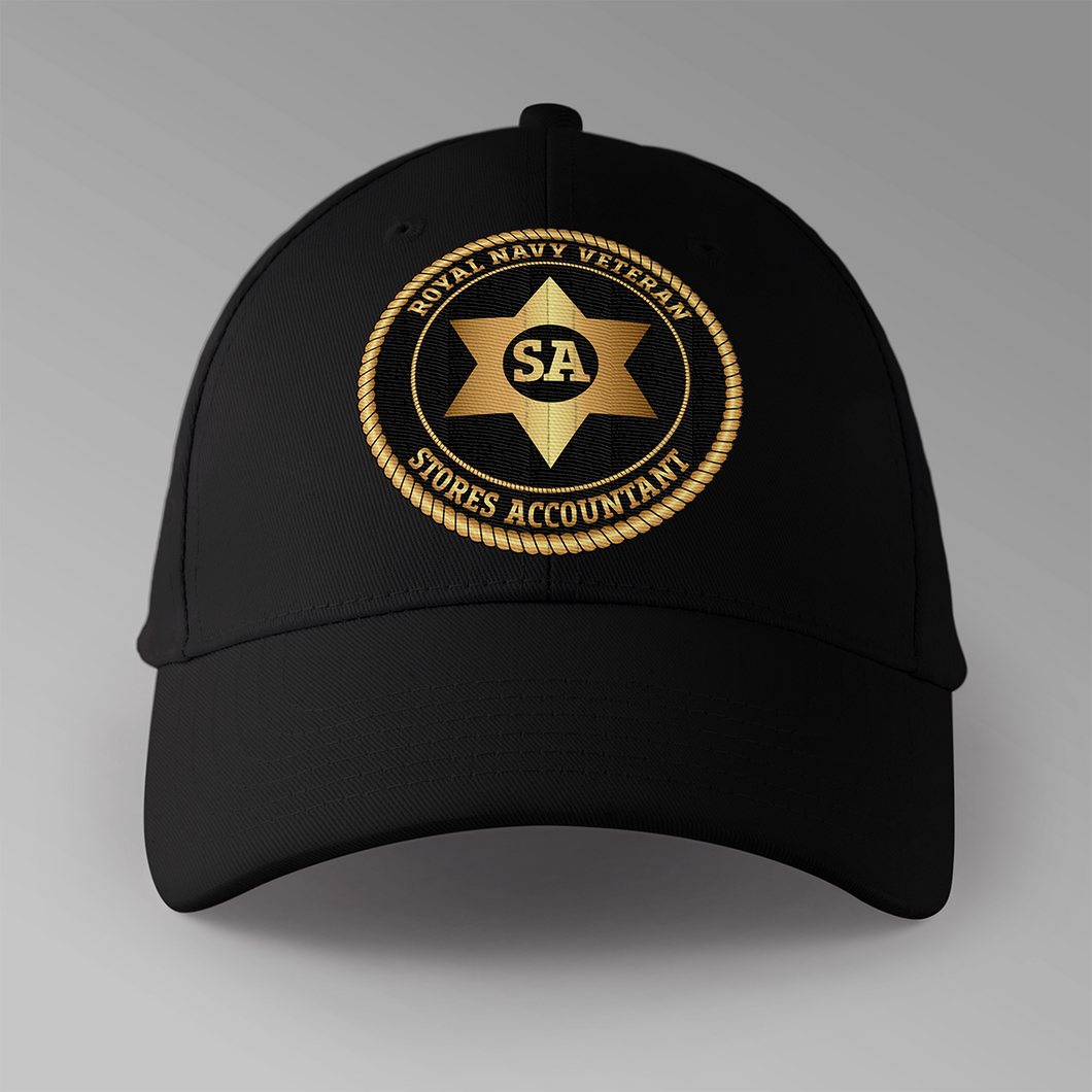 Royal Navy Veteran 'Stores Accountant' - Personalised Baseball Cap