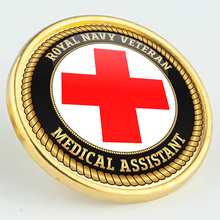 Load image into Gallery viewer, Royal Navy Veteran &#39;Medical Assistant&#39; Pin/Lapel Badge
