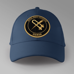 Royal Navy Veteran 'Seaman' - Personalised Baseball Cap