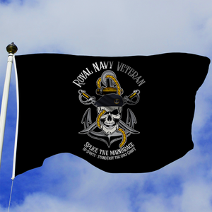 Royal Navy Veteran 'Splice The Mainbrace' Flag