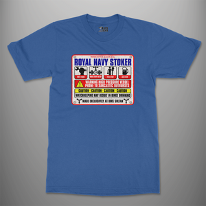 Royal Navy Stoker 'Warning Sign' T-Shirt