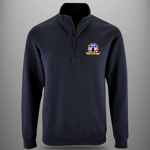 Royal Navy 'Submariner' Zip Neck Sweatshirt