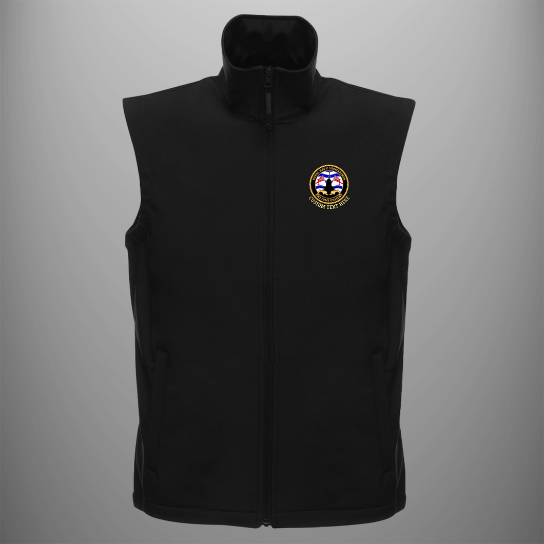 Royal Navy Submariner 'Personalised' Soft Shell Bodywarmer