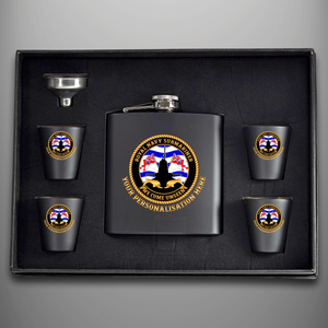 Royal Navy Submariner Hip Flask - Personalised