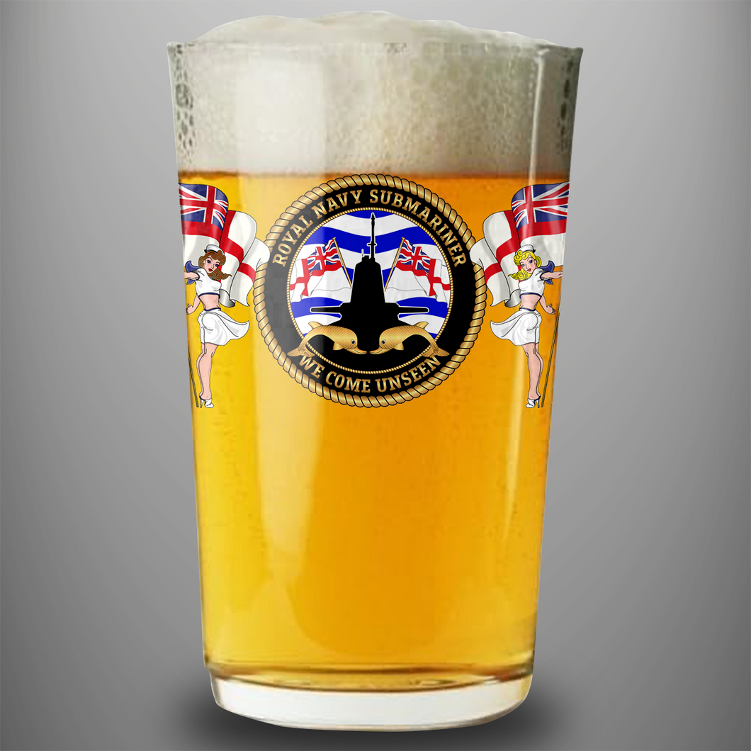 Royal Navy Submariner - Pint Glass