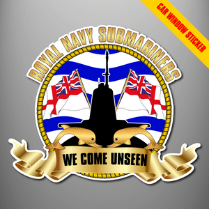 Royal Navy Submariner Car Window Sticker