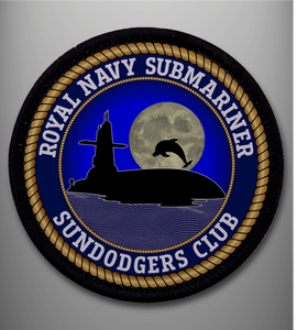 Royal Navy Submariner 'Sundodgers Club' Sew on Badge