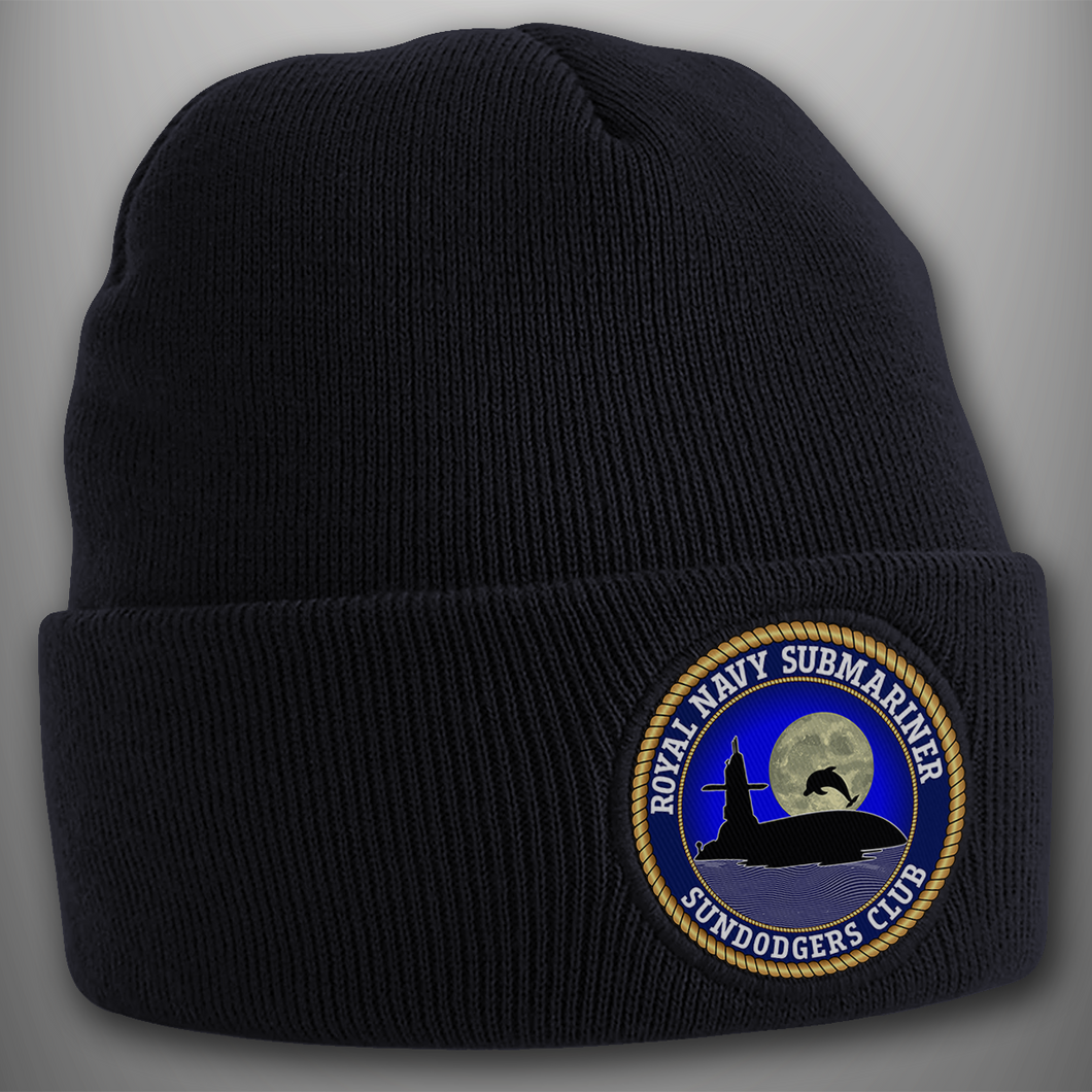 Royal Navy Submariner 'Sundodgers Club' - Beanie Hat