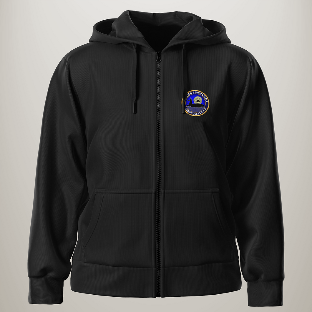 Royal Navy Submariner 'Sundodgers Club' Zipped Hoodie