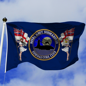 Royal Navy Submariner 'Sundodgers Club' Flag