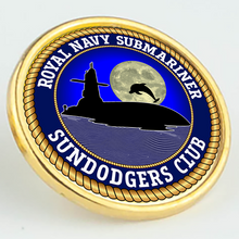 Load image into Gallery viewer, Submariner &#39;Sundodgers Club&#39; Pin/Lapel Badge
