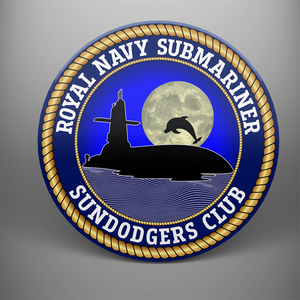 Royal Navy Submariner 'Sundodgers Club' Coaster Set