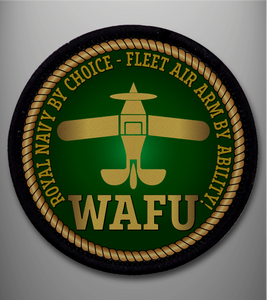 Fleet Air Arm 'WAFU' Sew on Badge