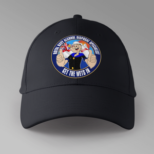 Royal Navy Alcohol Disposal 'Get The Wets In' - Personalised Baseball Cap