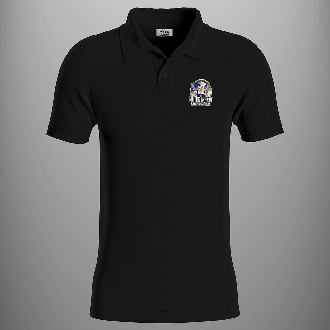 Royal Navy Chefs 'White Mafia' Polo Shirt