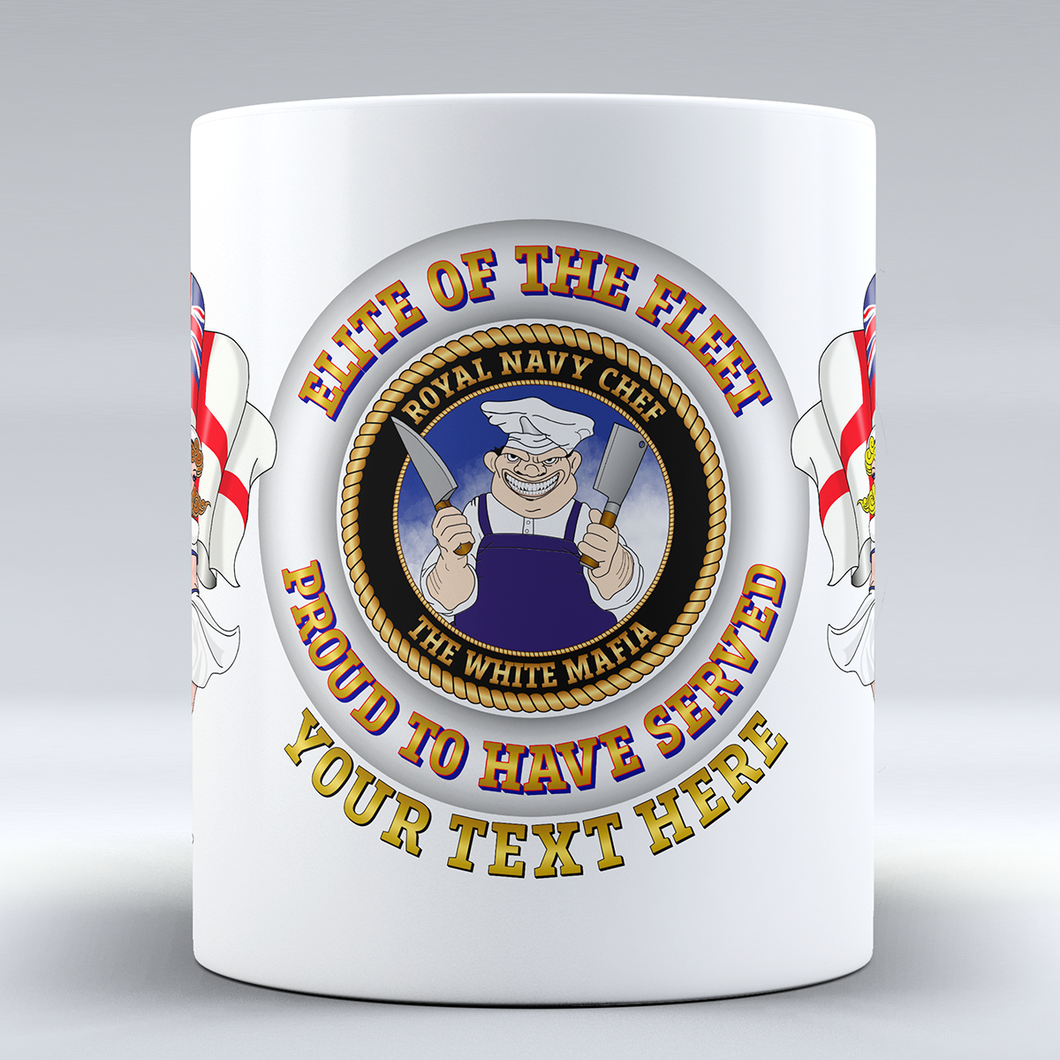 Elite of the Fleet 'White Mafia' - Personalised Mug