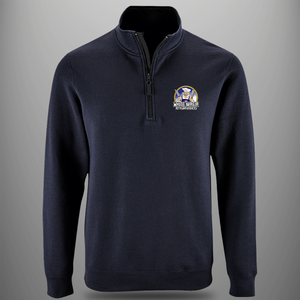 Royal Navy Chef 'White Mafia' Zip Neck Sweatshirt