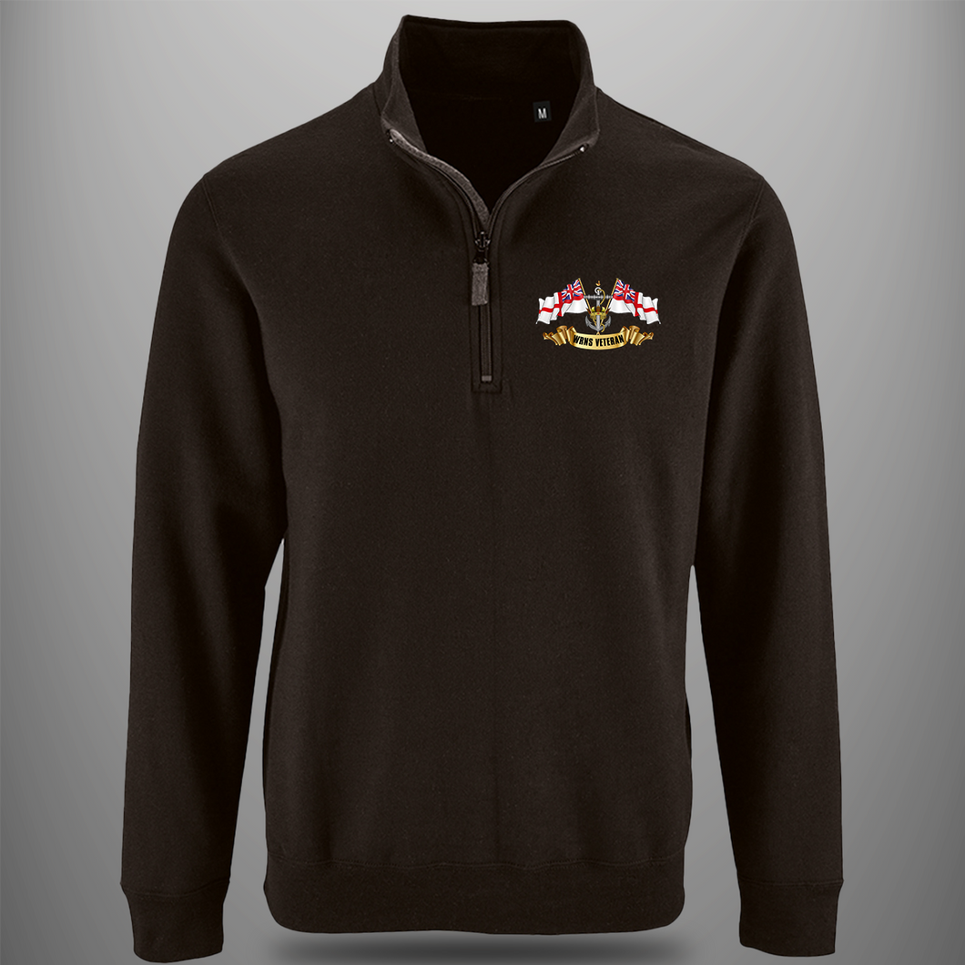 Wrens Veteran 'Ensigns' Zip Neck Sweatshirt