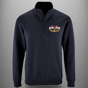 Wrens Veteran 'Ensigns' Zip Neck Sweatshirt