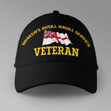 Load image into Gallery viewer, Women’s Royal Naval Service Veteran - Personalised Baseball Cap
