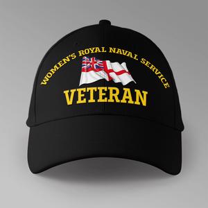 Women’s Royal Naval Service Veteran - Personalised Baseball Cap