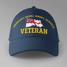 Load image into Gallery viewer, Women’s Royal Naval Service Veteran - Personalised Baseball Cap
