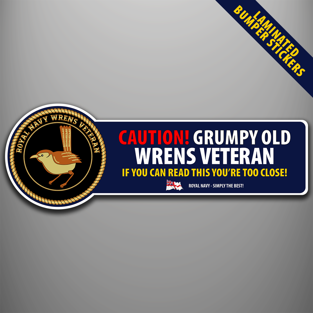 Wrens Veteran Laminated Bumper Stickers