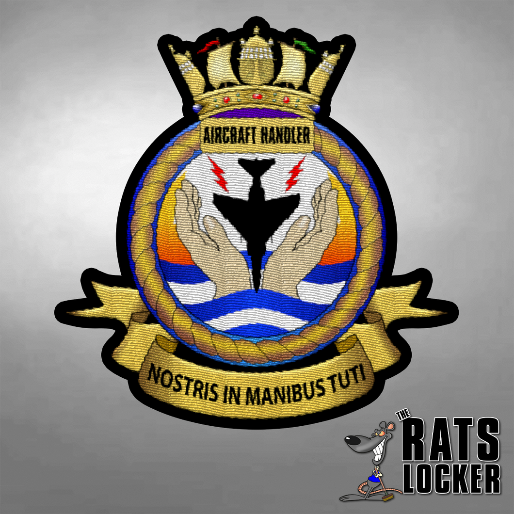 Aircraft Handler Branch Crest - Embroidered Sew on Badge