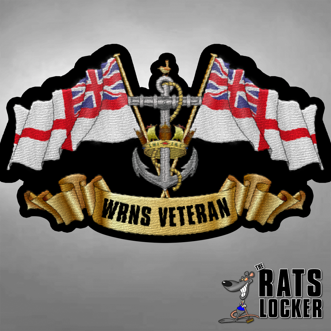 WRNS Veteran - Embroidered Sew on Badge