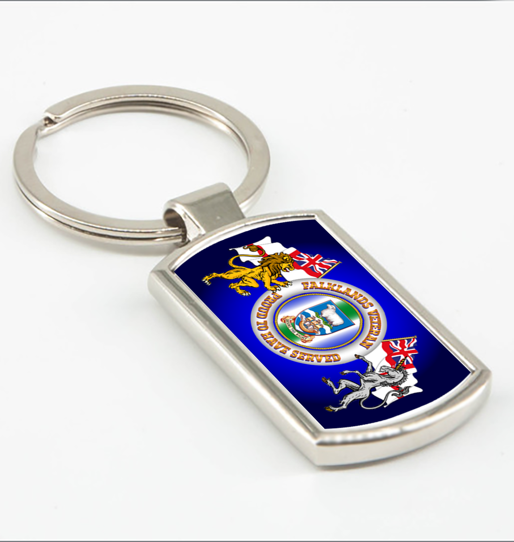 Falklands Veteran - Proud to Have Served Keyring