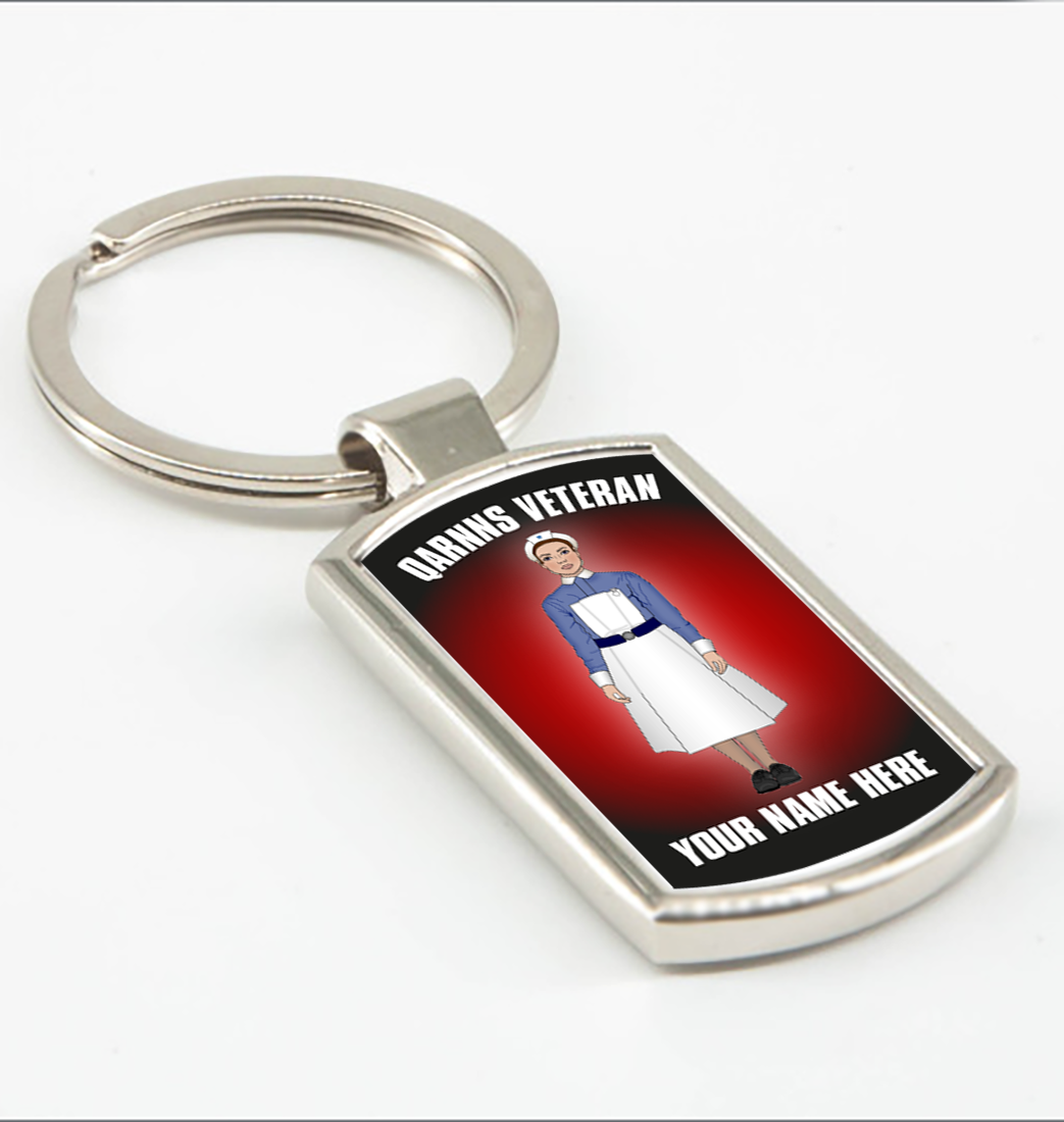 QARNNS Veteran 1 Personalised Key Ring