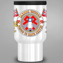 Load image into Gallery viewer, QARNNS Veteran - Proud to Have Served Travel Mug
