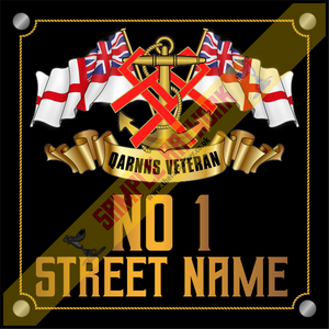 QARNNS Veteran - Personalised House Sign