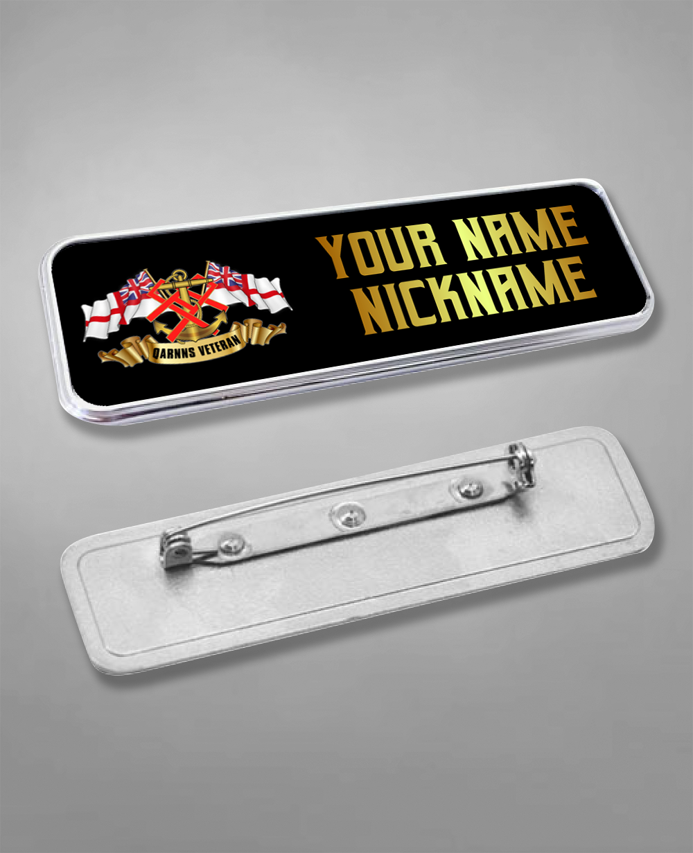 QARNNS Personalised Name Badge