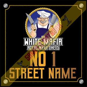 White Mafia - Personalised House Sign