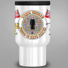 Load image into Gallery viewer, Wrens Veteran - Proud to Have Served Travel Mug
