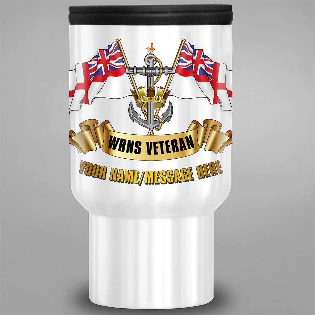 WRNS Veteran - Personalised Travel Mug